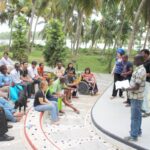 Participants sitting at Amphitheatre 1